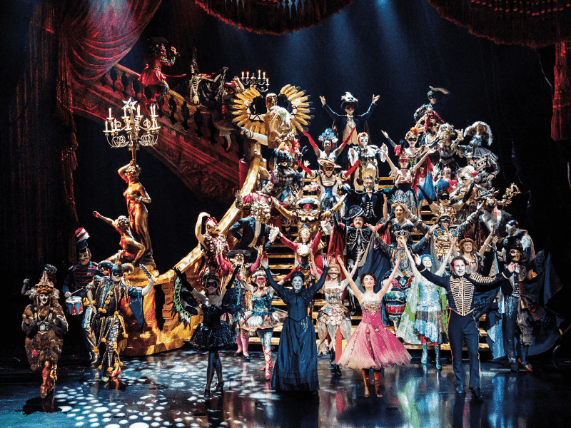 Masquerade, from The Phantom of the Opera, London. Courtesy of His Majesty's Theater.