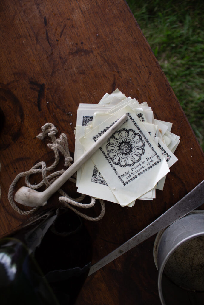 Pocket trash and pipe, Fort Ticonderoga, Ticonderoga, New York. 2026.