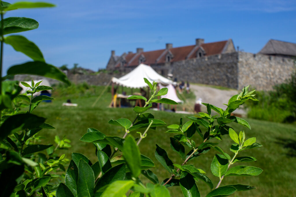 The flying hospital outside the Fort walls, Fort Ticonderoga, Ticonderoga, NY. 2026.